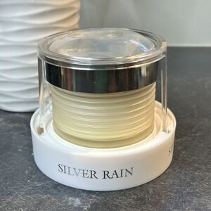 La Prairie Silver Rain Perfumed Glass Jar Candle 5.2 oz Single Wick Full Size